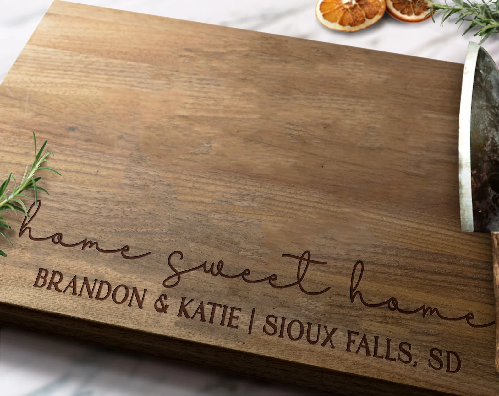 Personalized Housewarming Cutting Board