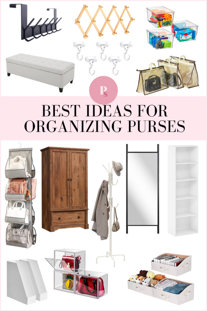best ideas for organizing purses