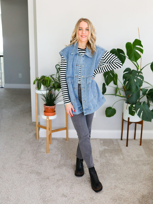 5 Grey Jean Outfits for Spring