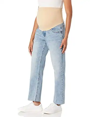 Indigo Blue Stretch Secret Fit Belly Straight Jean