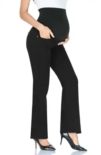 Stretchy Maternity Flare Jeans