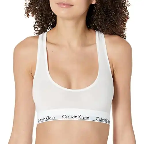 Calvin Klein womens Modern Cotton Unlined Wireless Bralette Bra