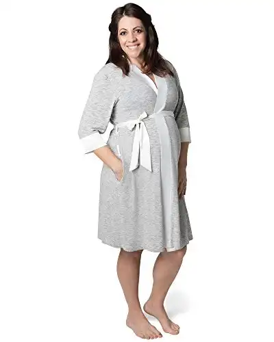 Kindred Bravely Emmaline Maternity & Nursing Robe Hospital Bag/Delivery Essential