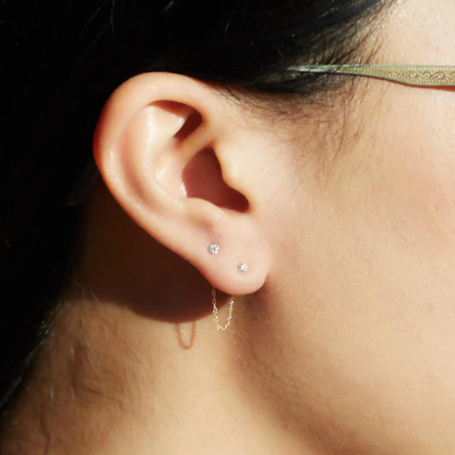 The Claribel Earring Chain
