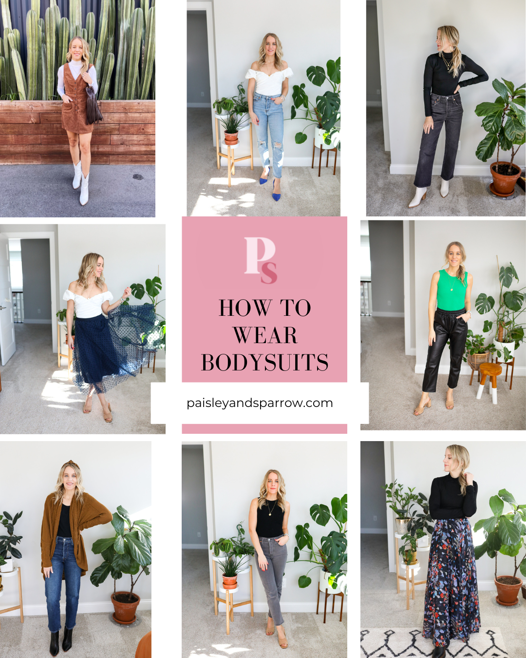 How To Wear A Bodysuit 21 Best Bodysuit Outfit Ideas Paisley Sparrow   HOW TO WEAR BODYSUITS 