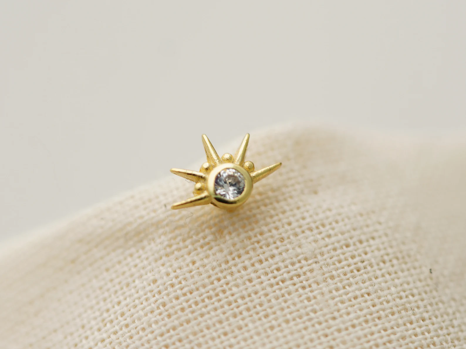 Half North Star Earrings