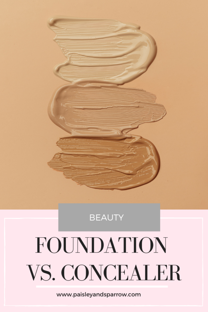 Concealer Vs Foundation Whats The Difference