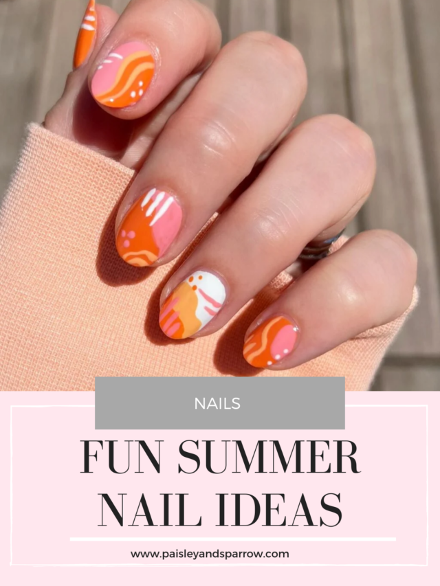 37 Cute Summer Themed Nail Designs To Try for 2024 Paisley & Sparrow