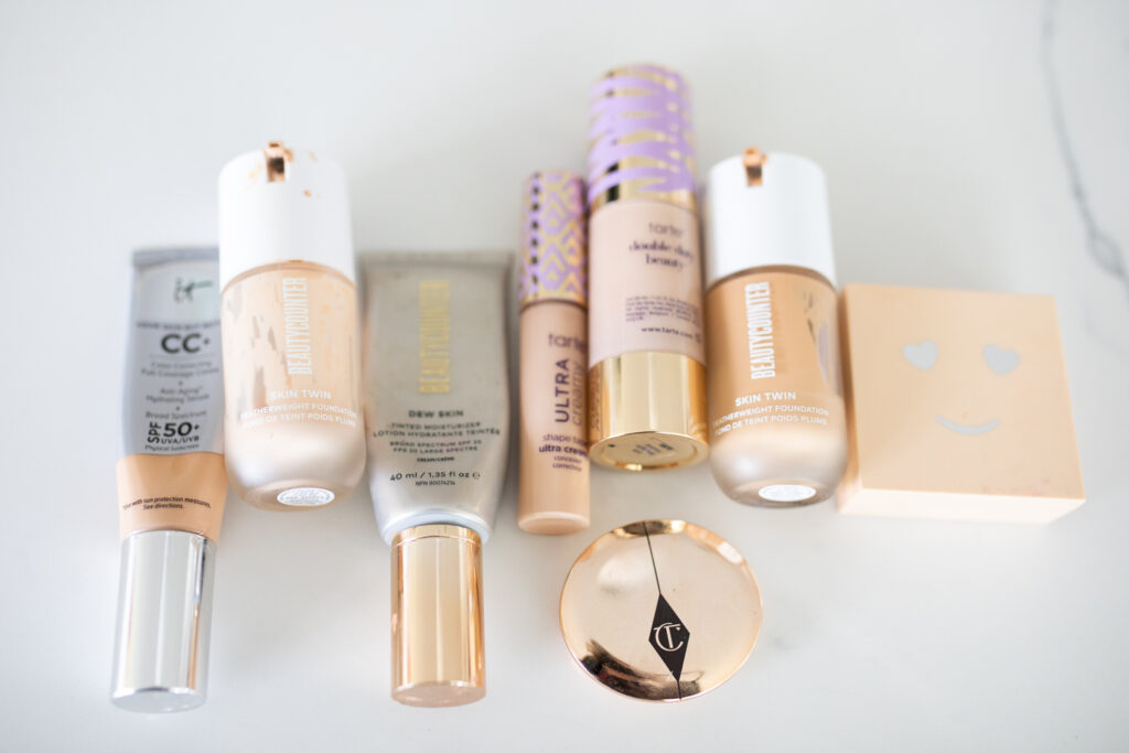 foundations and concealers