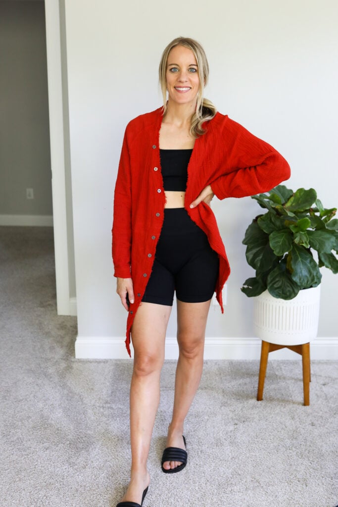 BIKER SHORTS OUTFIT IDEAS 