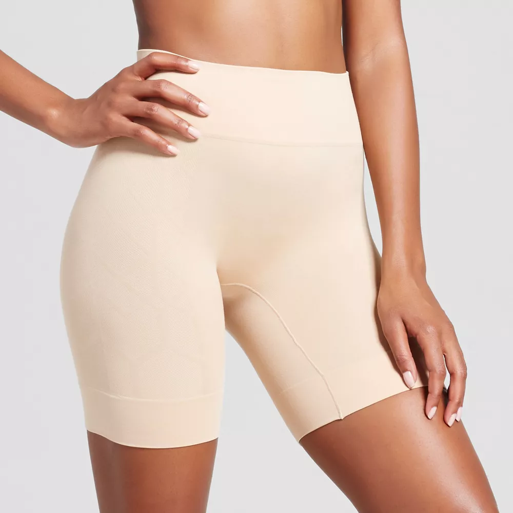 white christmas dresses Plus Size Under Dress Shorts (Pack Of 2) – Anti-Chafing main image 1
