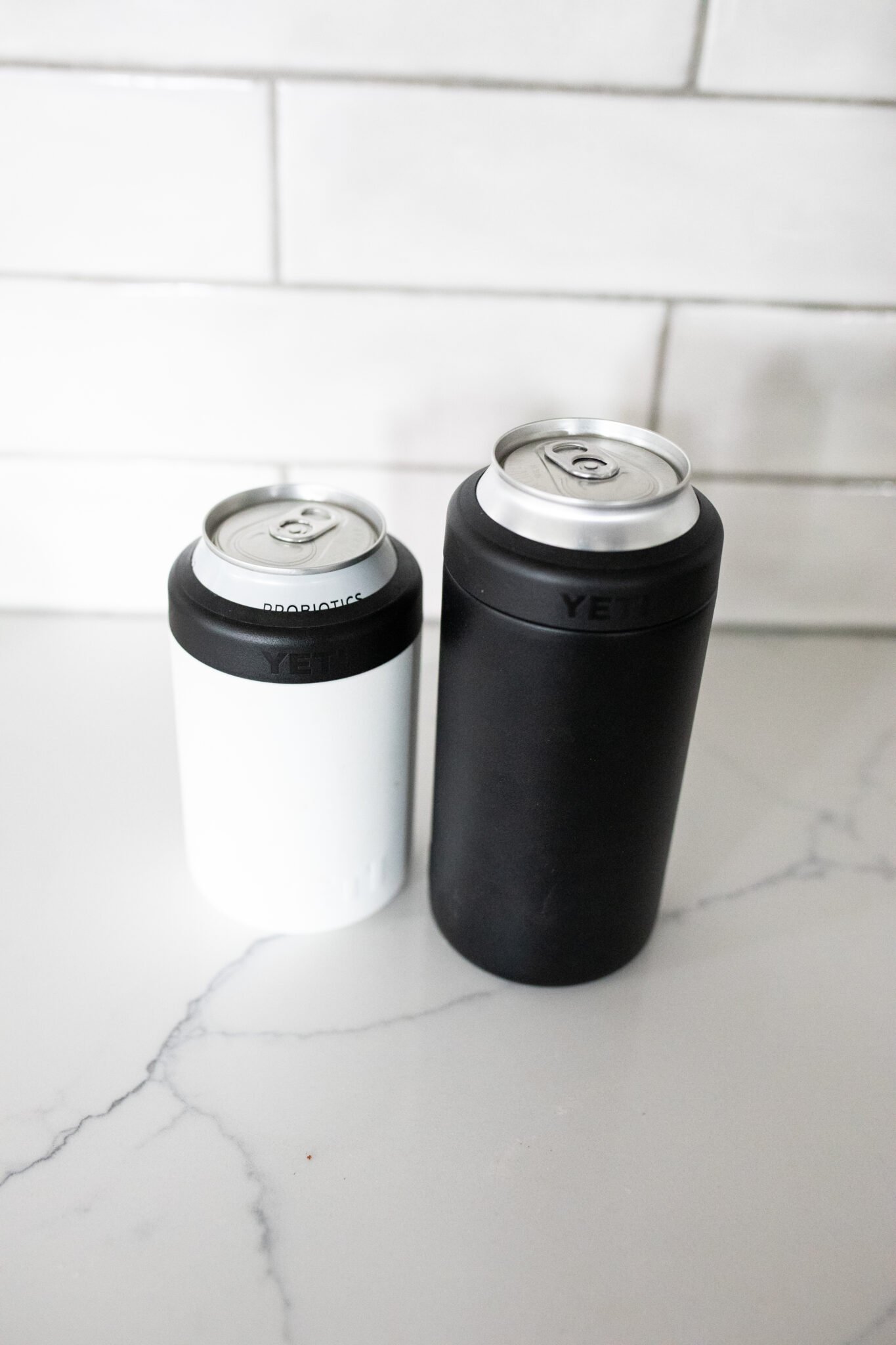 YETI Colster sitting on counter top