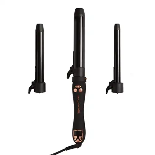 NuMe Automatic Curling Iron, 3 In 1 Curling Wand Set