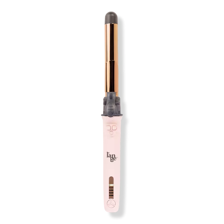 L'ANGE HAIR Le Curl Titanium Curling Wand | Professional Curling Iron for All Hair Types | Clip Free Hair Curler | Best Curling Wand for Relaxed Curls & Beach Waves | Blush 1.25 (32MM)