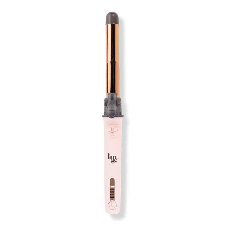 L'ANGE HAIR Le Curl Titanium Curling Wand | Professional Curling Iron for All Hair Types | Clip Free Hair Curler | Best Curling Wand for Relaxed Curls & Beach Waves | Blush 1.25” (32MM)
