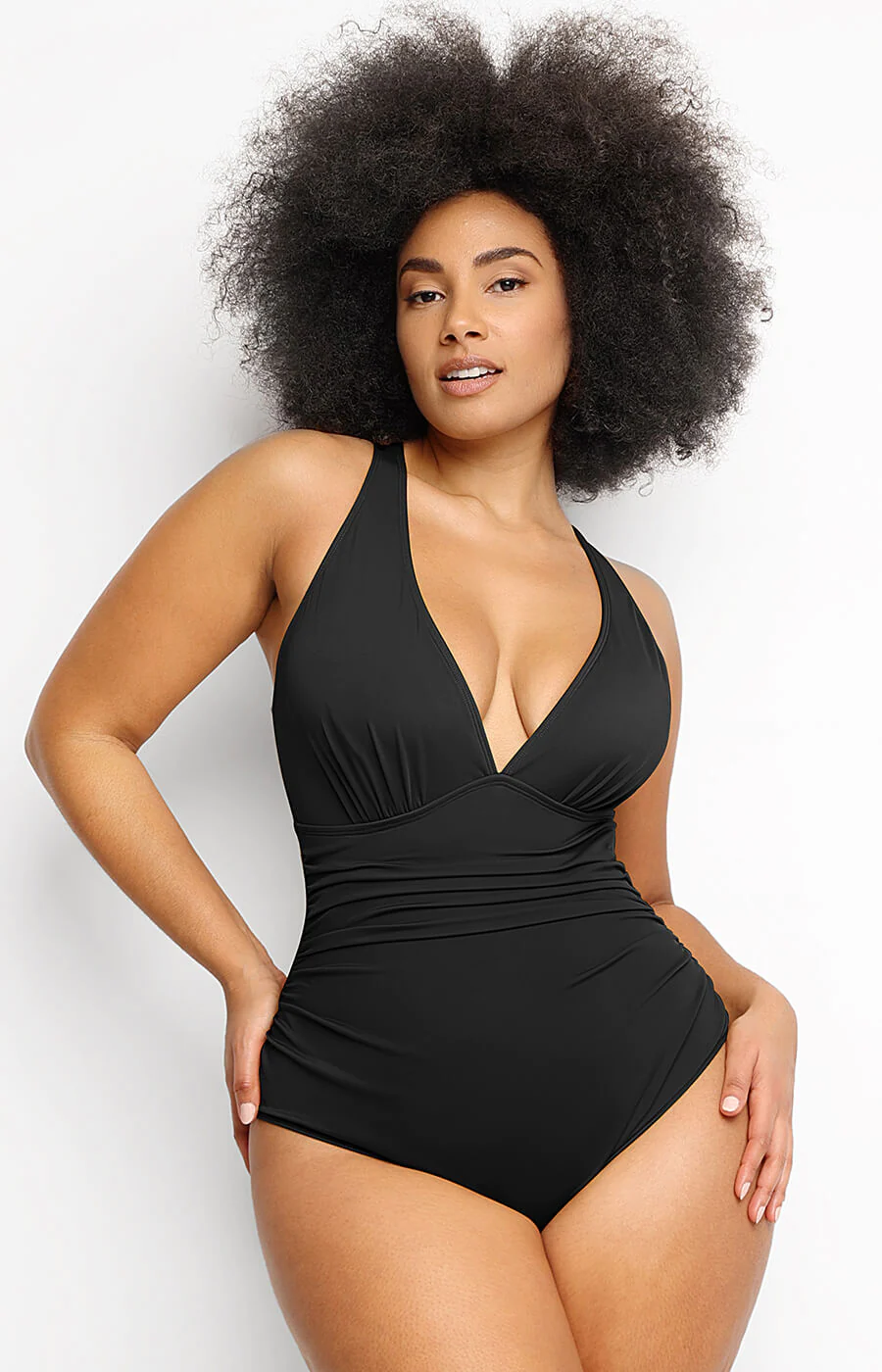 Smart Sculpt Plunge Cutout Swimsuit | Enhance Your Summer Look | Swim