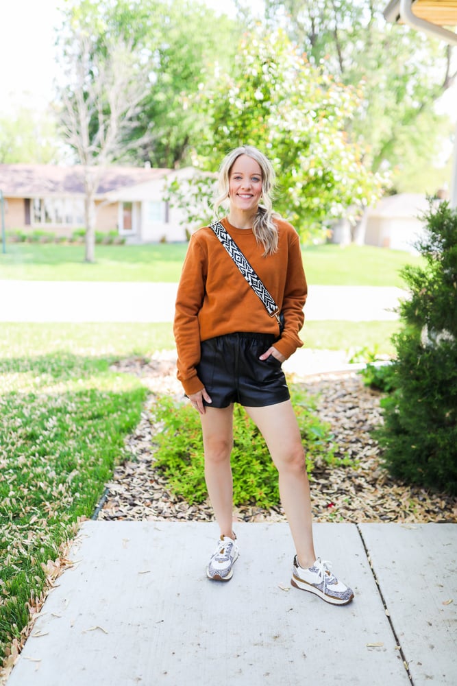 How to Style Leather Shorts - 9 Outfit Ideas 2024 - Paisley & Sparrow