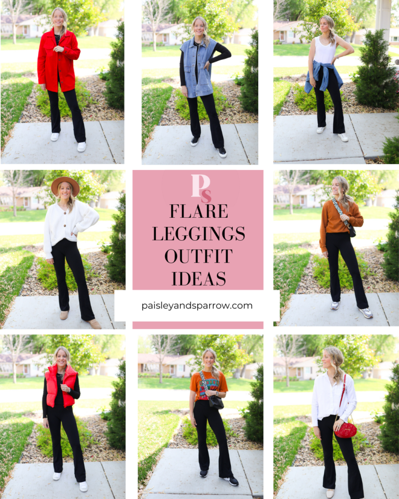 How to Style Flared Leggings 11 Different Ways