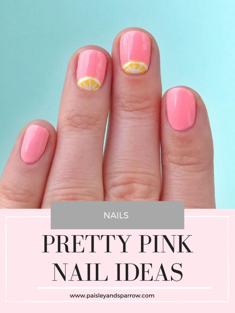 pretty pink nail ideas