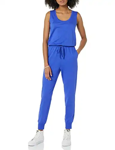 Amazon Essentials Women's Studio Terry Fleece Jumpsuit (Available in Plus Size)