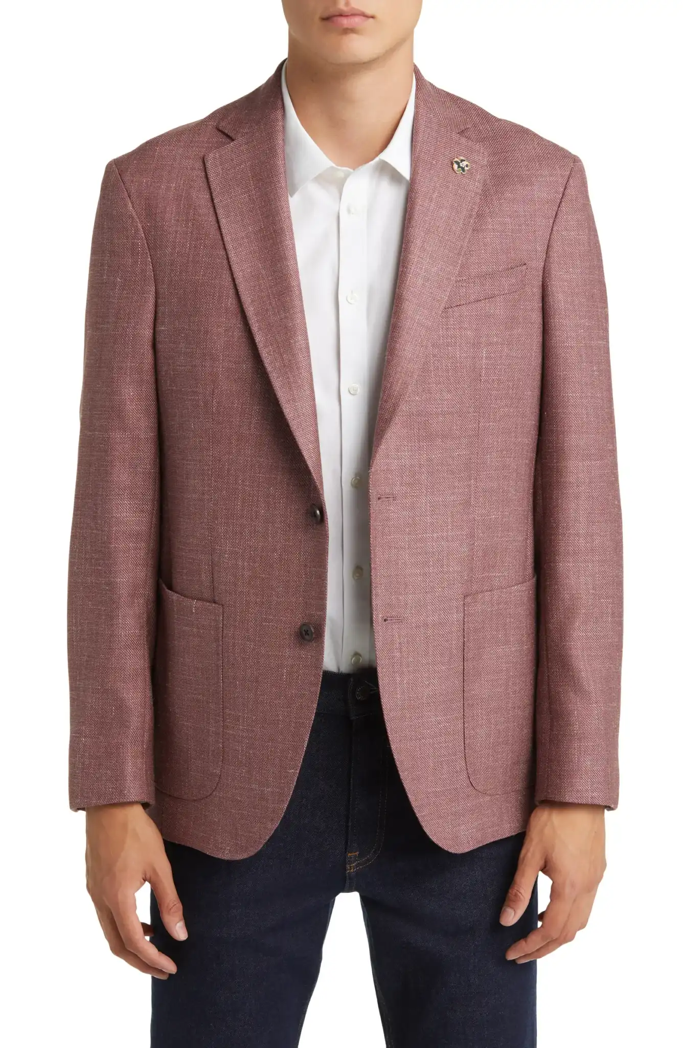 Ted Baker Keith Slim Fit Soft Constructed Wool Blend Sport Coat