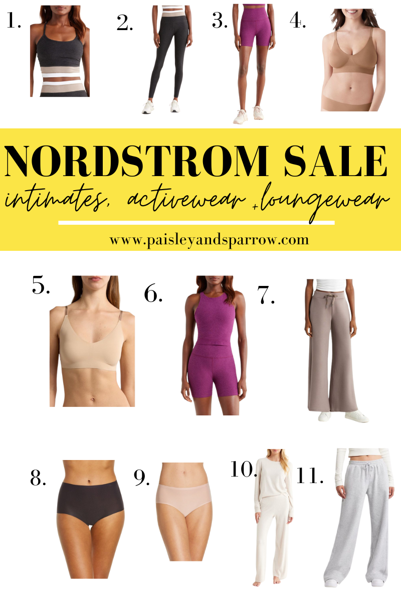 Nordstrom sale: intimates, activewear, loungewear