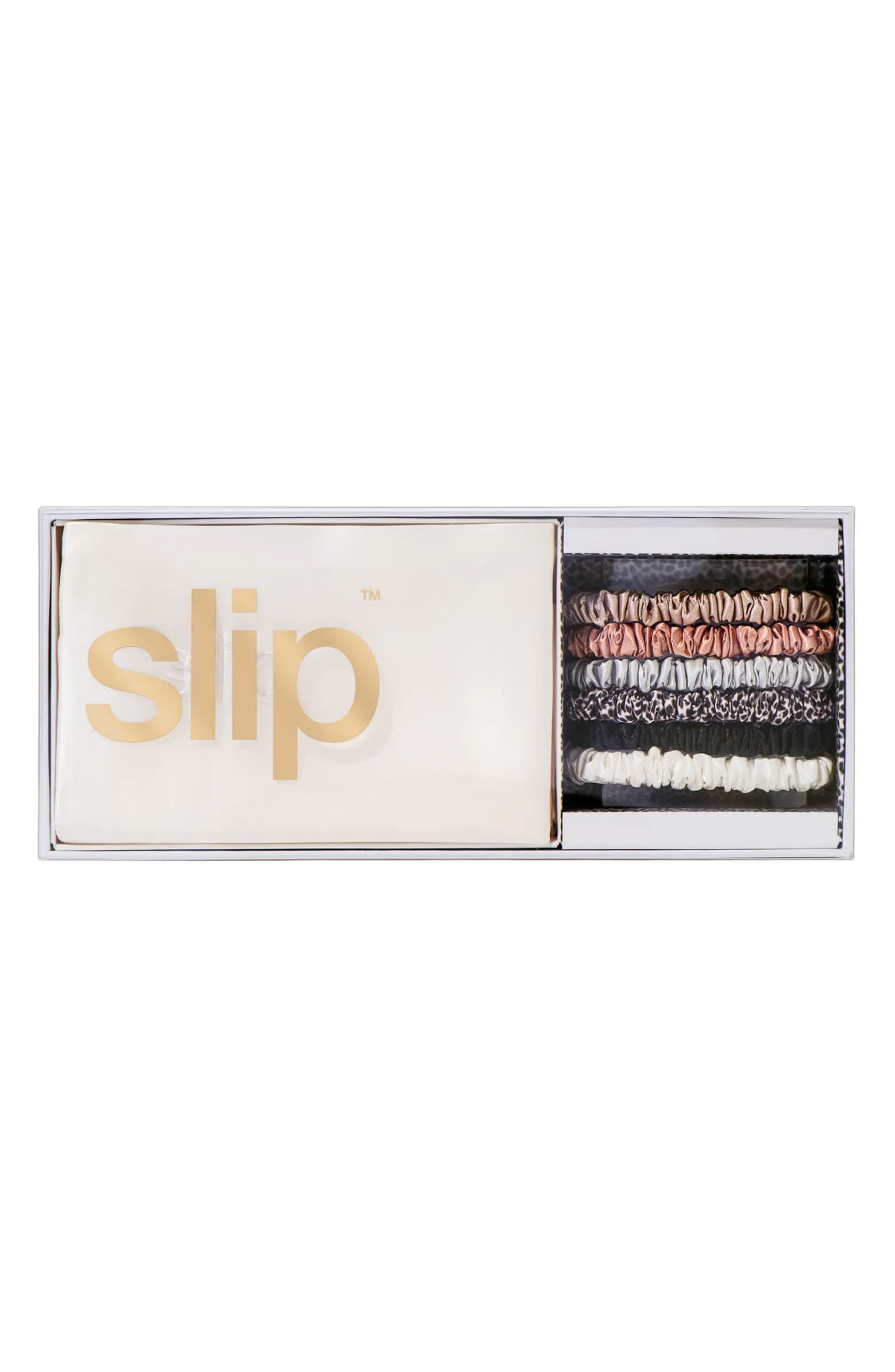 Pure Silk Pillowcase & Skinny Scrunchie Set $128 Value