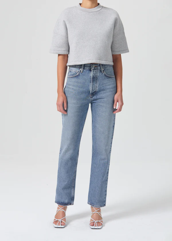 90's Pinch Waist High Rise Straight