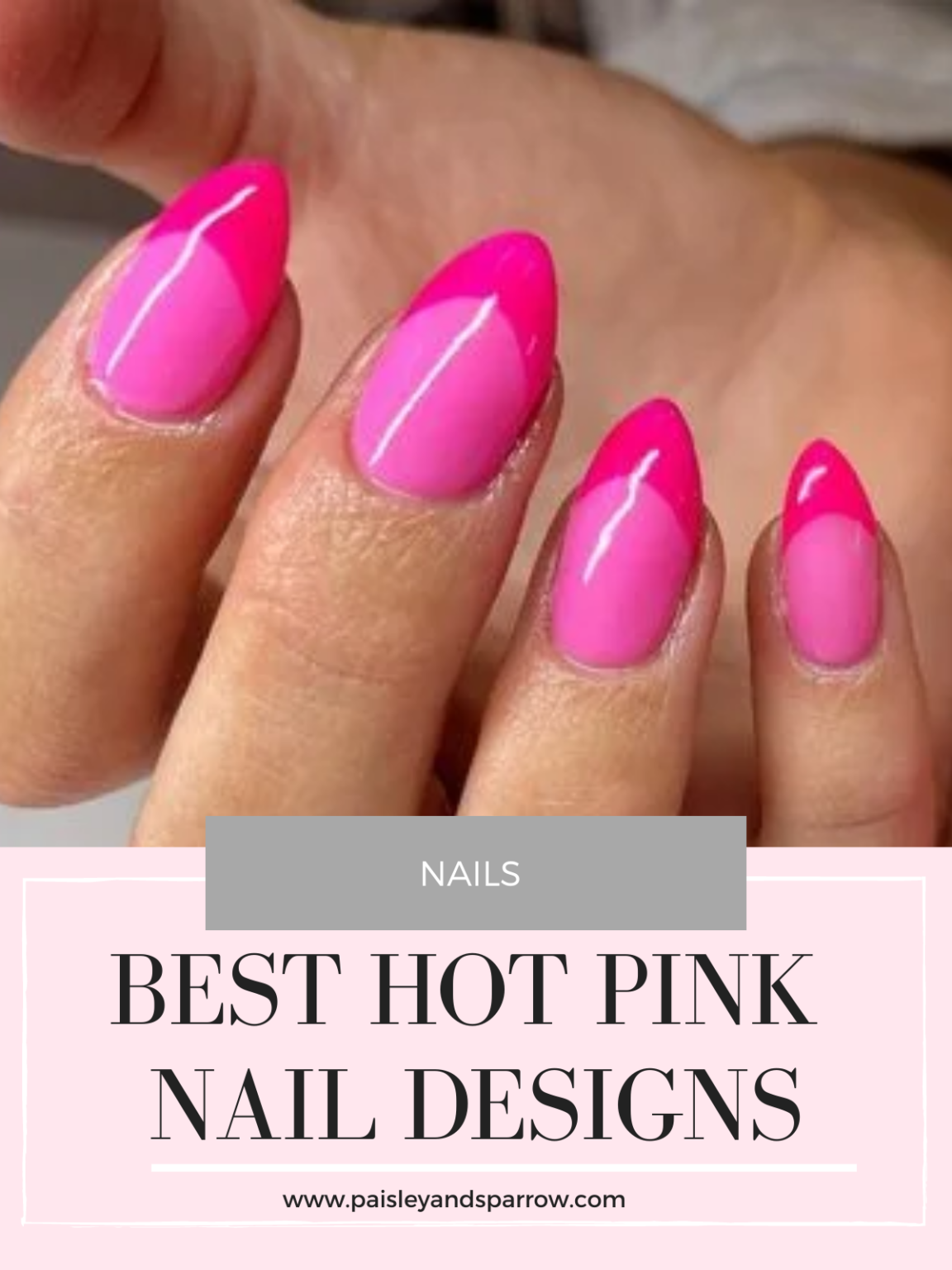 22 Hot Pink Nail Art Ideas For 2024 Paisley And Sparrow 