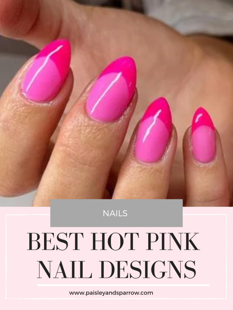 best hot pink fingernails