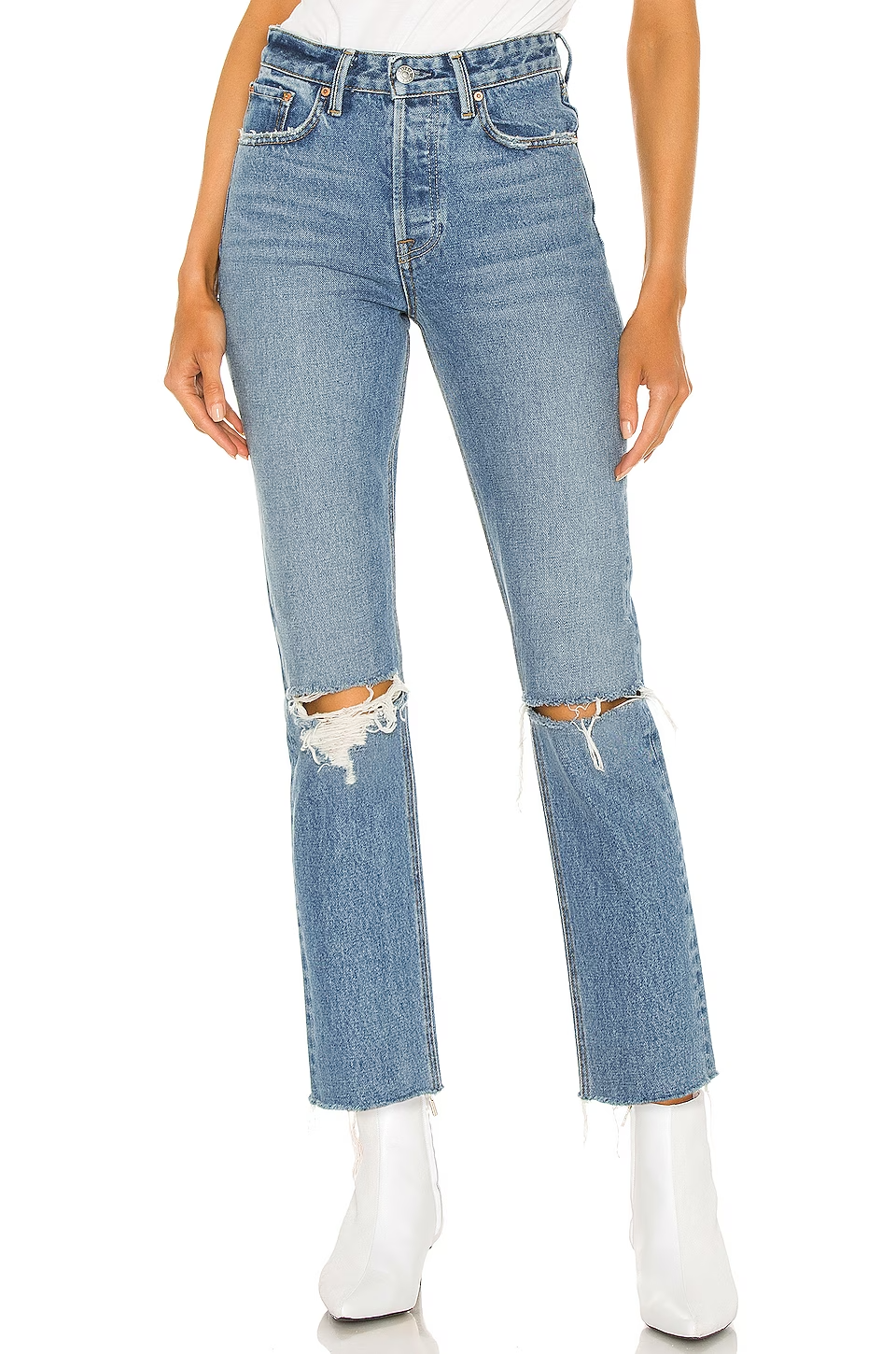 GRLFRND Karolina High Rise Straight Crop