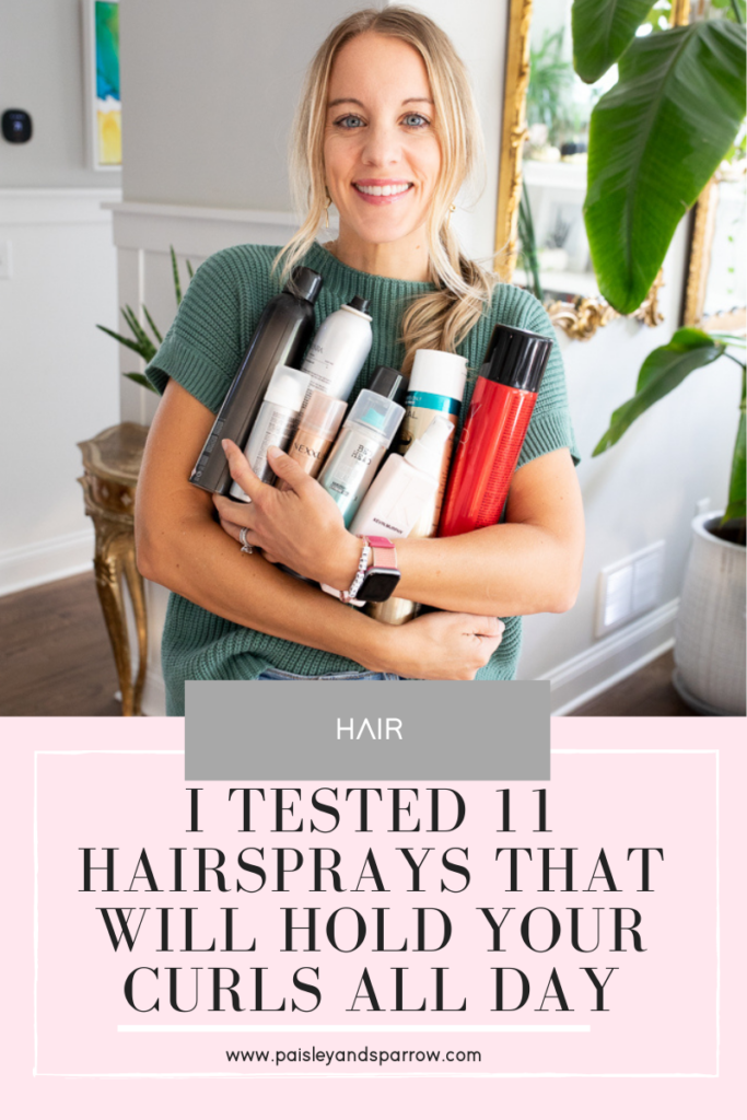 I Tested 11 Best Hairsprays That Will Hold Curls All Day - Paisley ...
