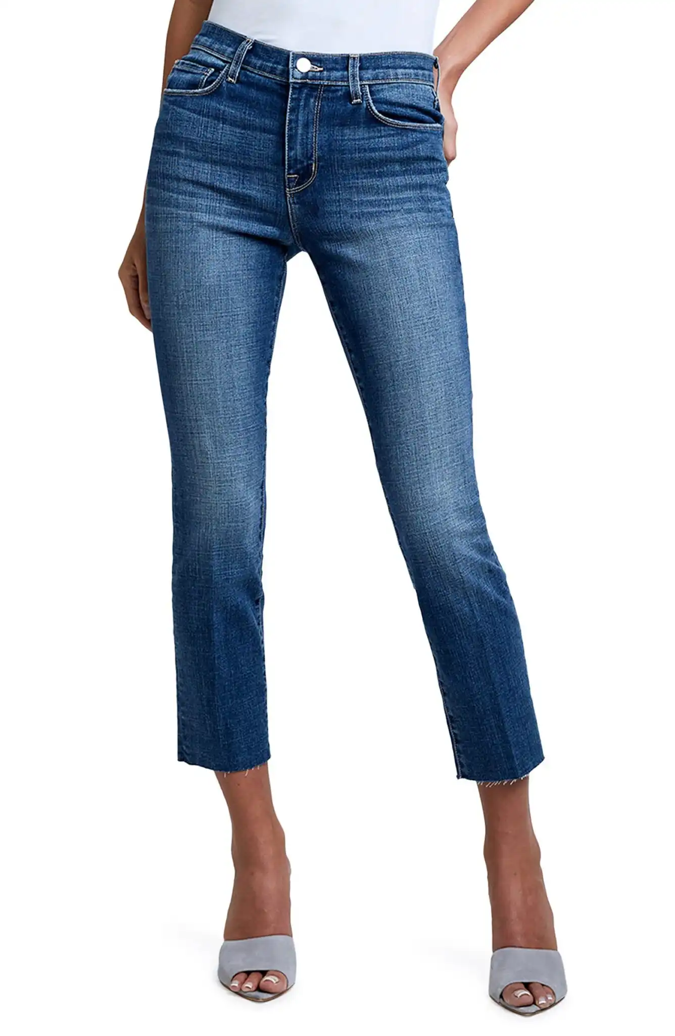 L'AGENCE Sada Slim Crop Jeans | Nordstrom