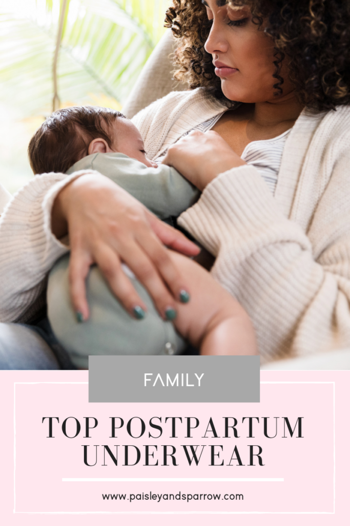 Top postpartum underwear