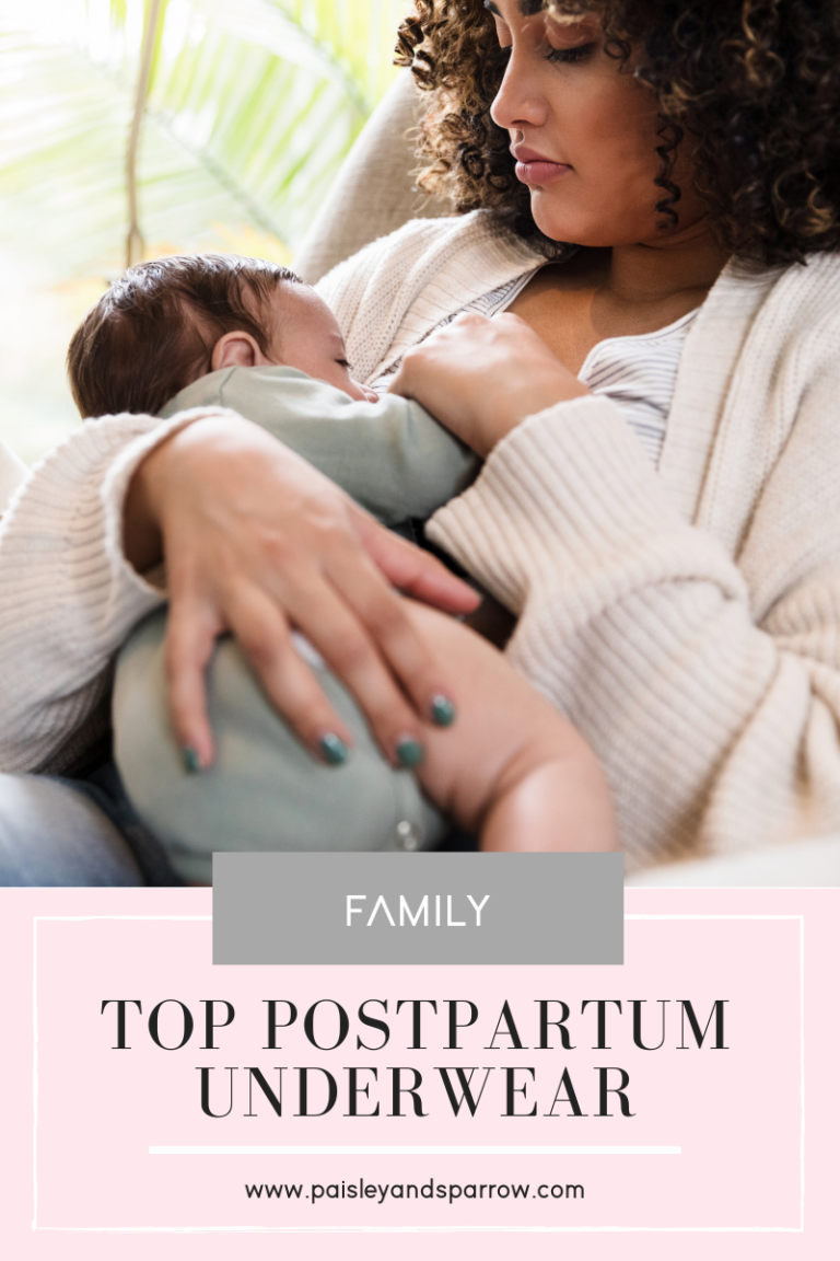 The Top 9 Postpartum Underwear for New Moms Paisley & Sparrow
