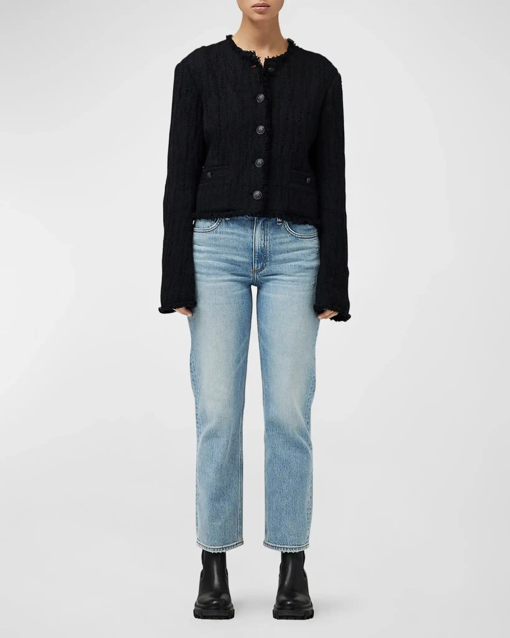 Harlow Mid-Rise Straight Jeans