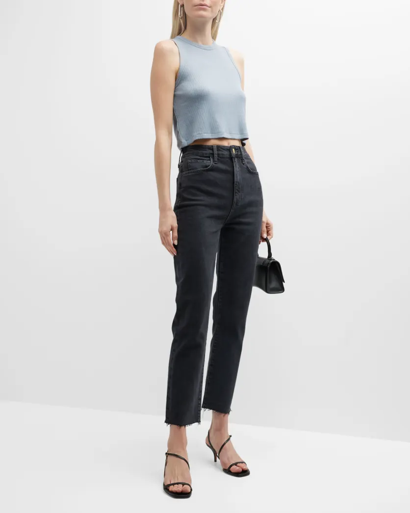 Ms. Hawn High Rise Crop Loose Skinny Jeans