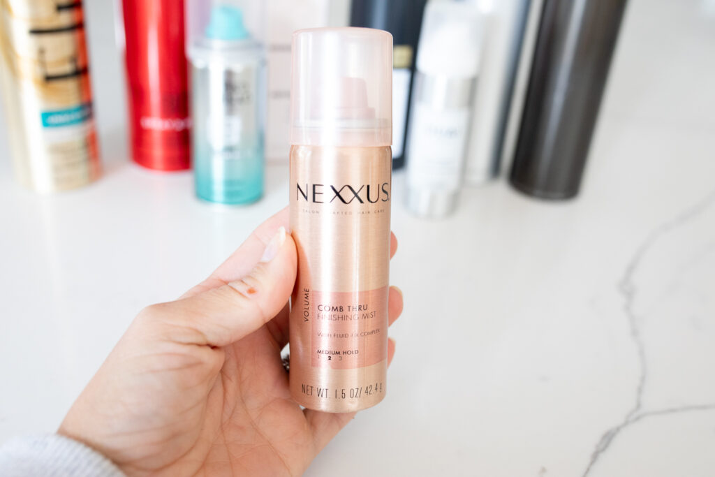 nexxus hair spray