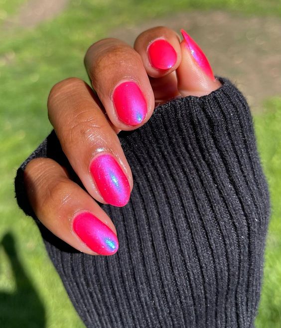 22 Hot Pink Nail Art Ideas for 2023 - Paisley & Sparrow
