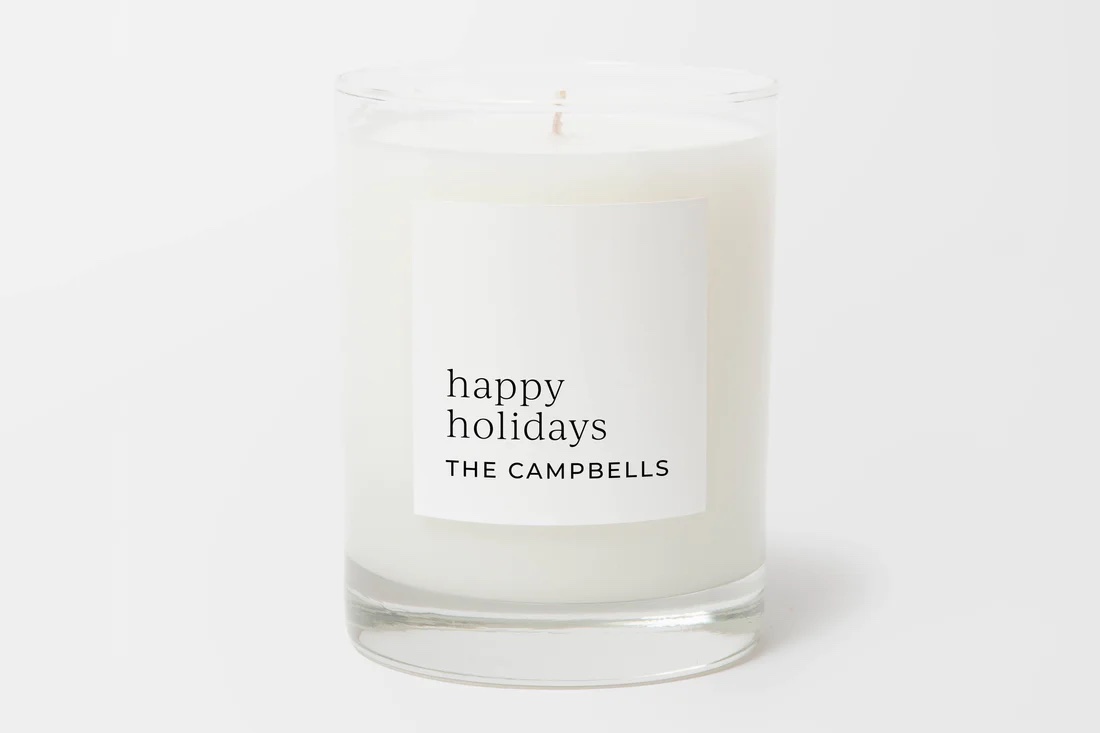 Personalized Handmade Scented Candle