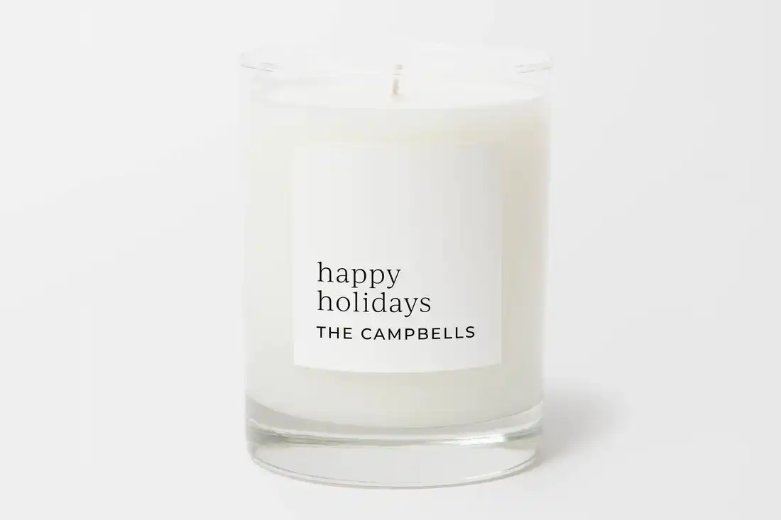 Personalized Handmade Scented Candle