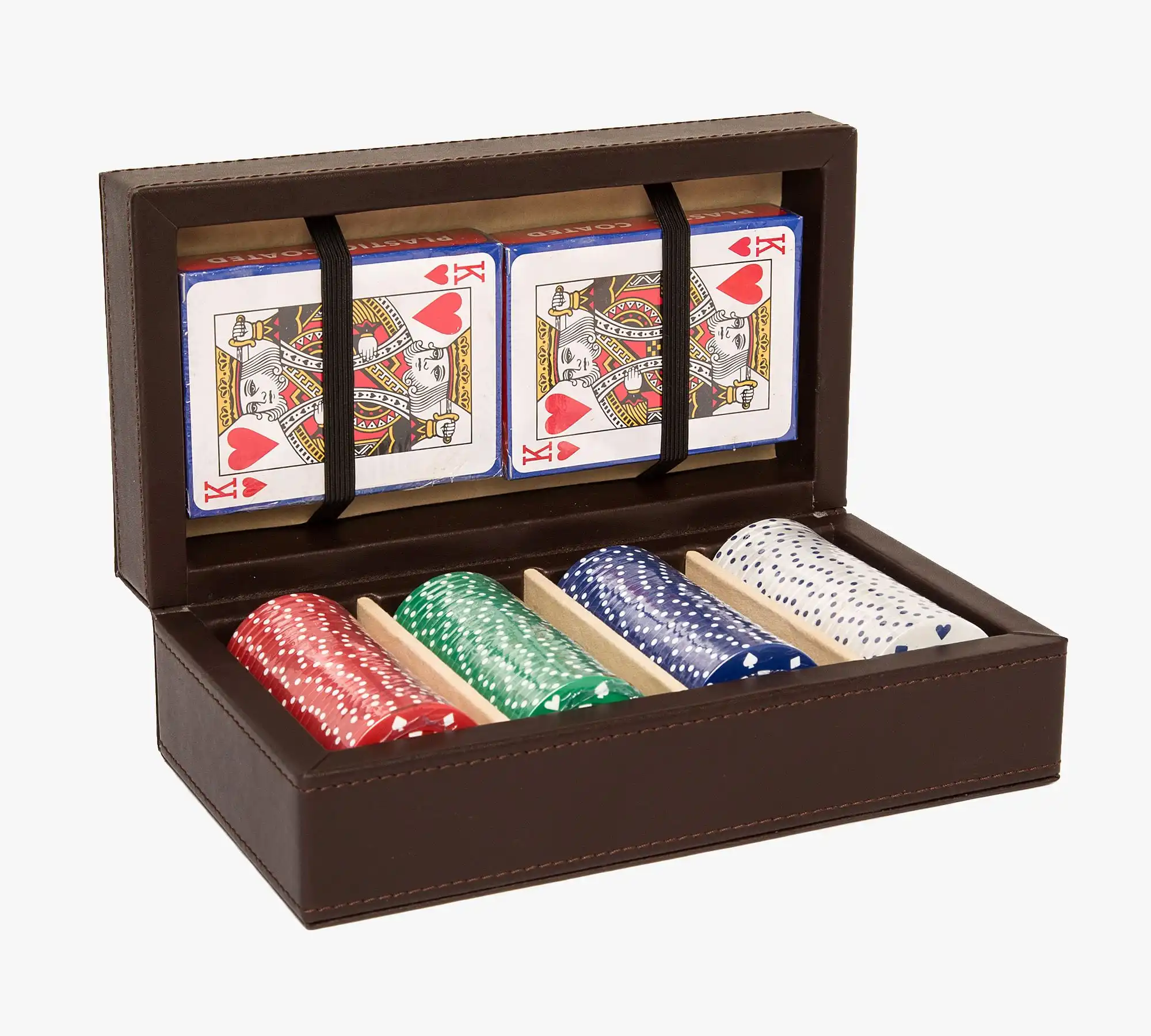 Chocolate Brown Poker Set