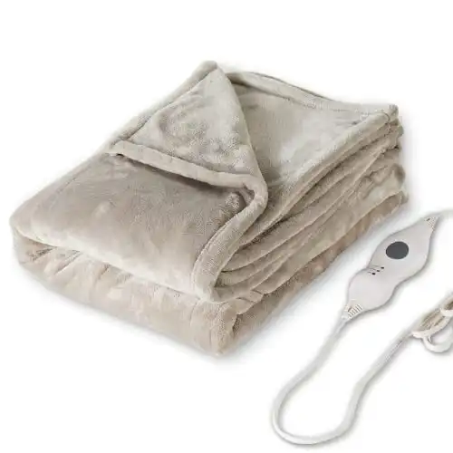 Electric Heated Blanket Throw