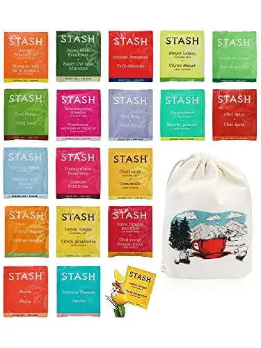 Stash Tea Bags Sampler Assortment Variety Pack