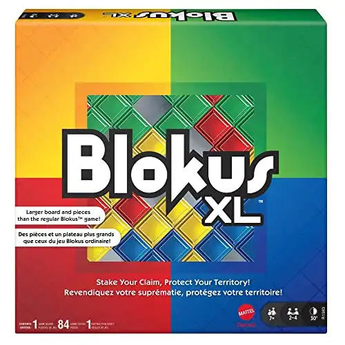 Mattel Games Blokus XL Board Games for Family Night