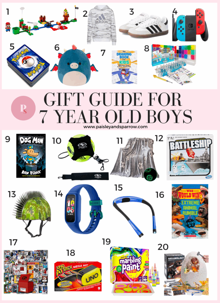 7 year old gift guide for boys