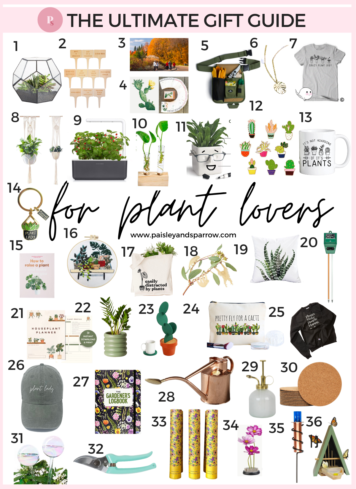 plant lover gift guide