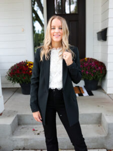 How to Wear a Blazer with Jeans - 15 Outfit Ideas - Paisley & Sparrow