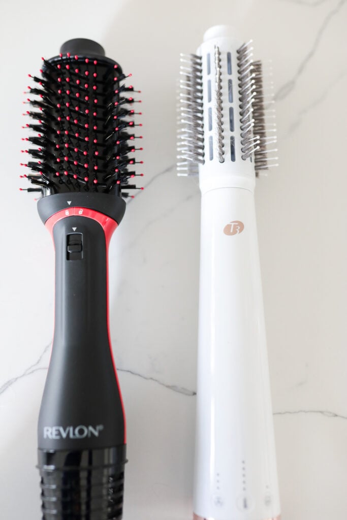 t3 and revlon hair dryer brush