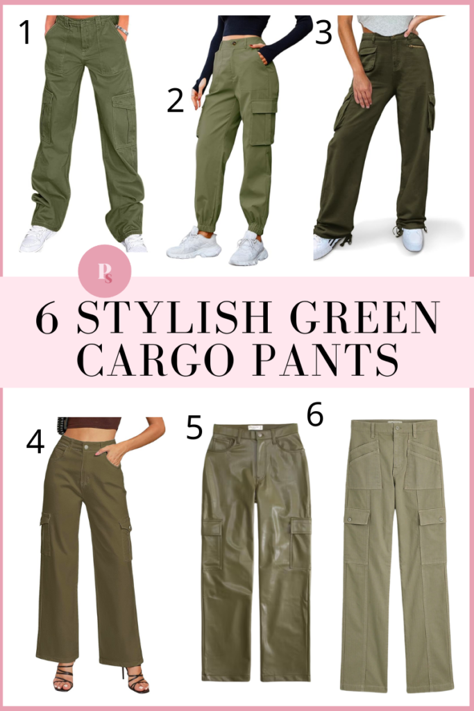 6 stylish green cargo pants